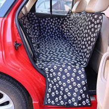 Load image into Gallery viewer, Pet carriers Oxford Fabric Paw pattern Car Pet Seat Cover Dog Car Back Seat Carrier Waterproof Pet Mat Hammock Cushion Protector